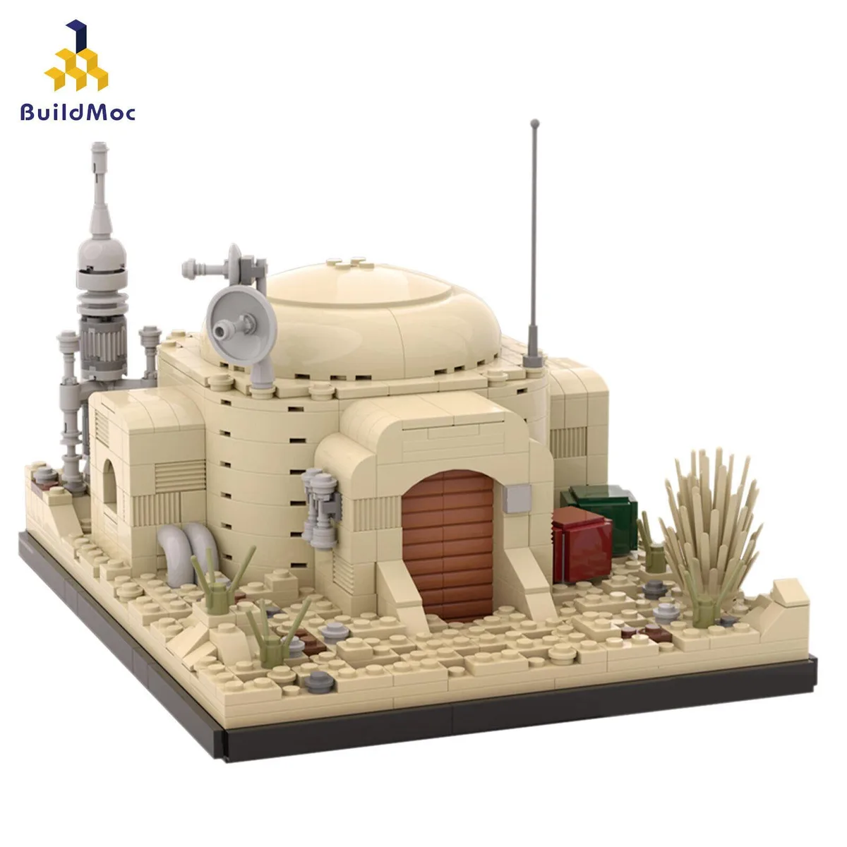 ZITIANYOUBUILD ZITIANYOUBUILD Owen Lars' Home Hut 695 Pieces Educational Building Set — product photo