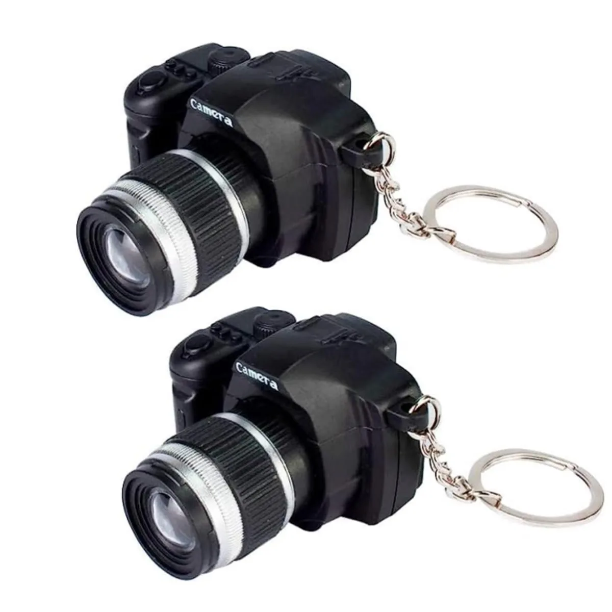  Rosojodg Camera Keychain with Sound 2pcs Burgundy 10 — product photo
