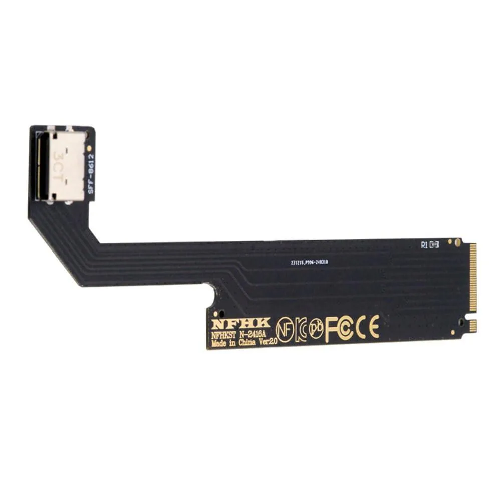 Fervit Fervit PCI-E 4.0 M.2 M-Key to Oculink SFF-8612 SFF-8611 Host Adapter for 2024 ThinkBook 16+ AMD8845 — product photo