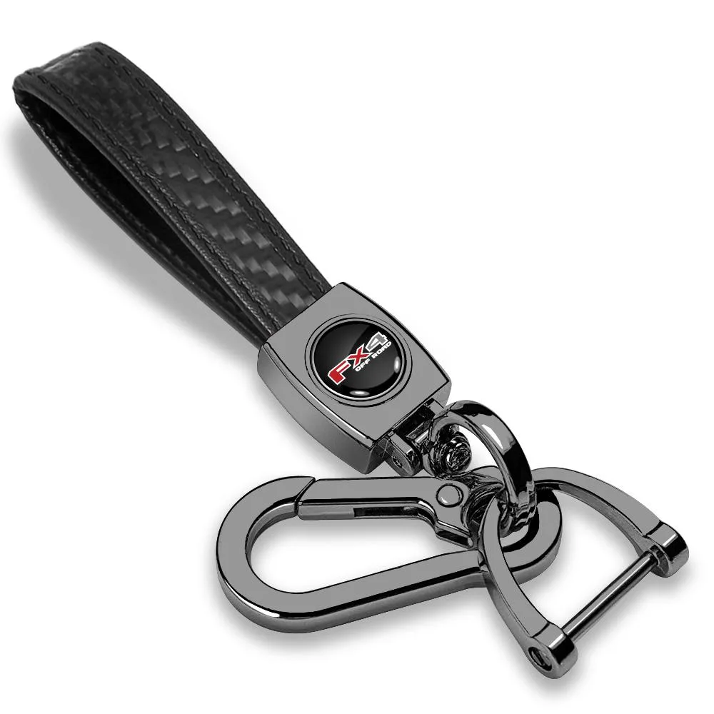 iPick Image, LLC iPick Image Ford F-150 FX4 Off Road Key Chain Carbon Fiber Dark Gunmetal — product photo