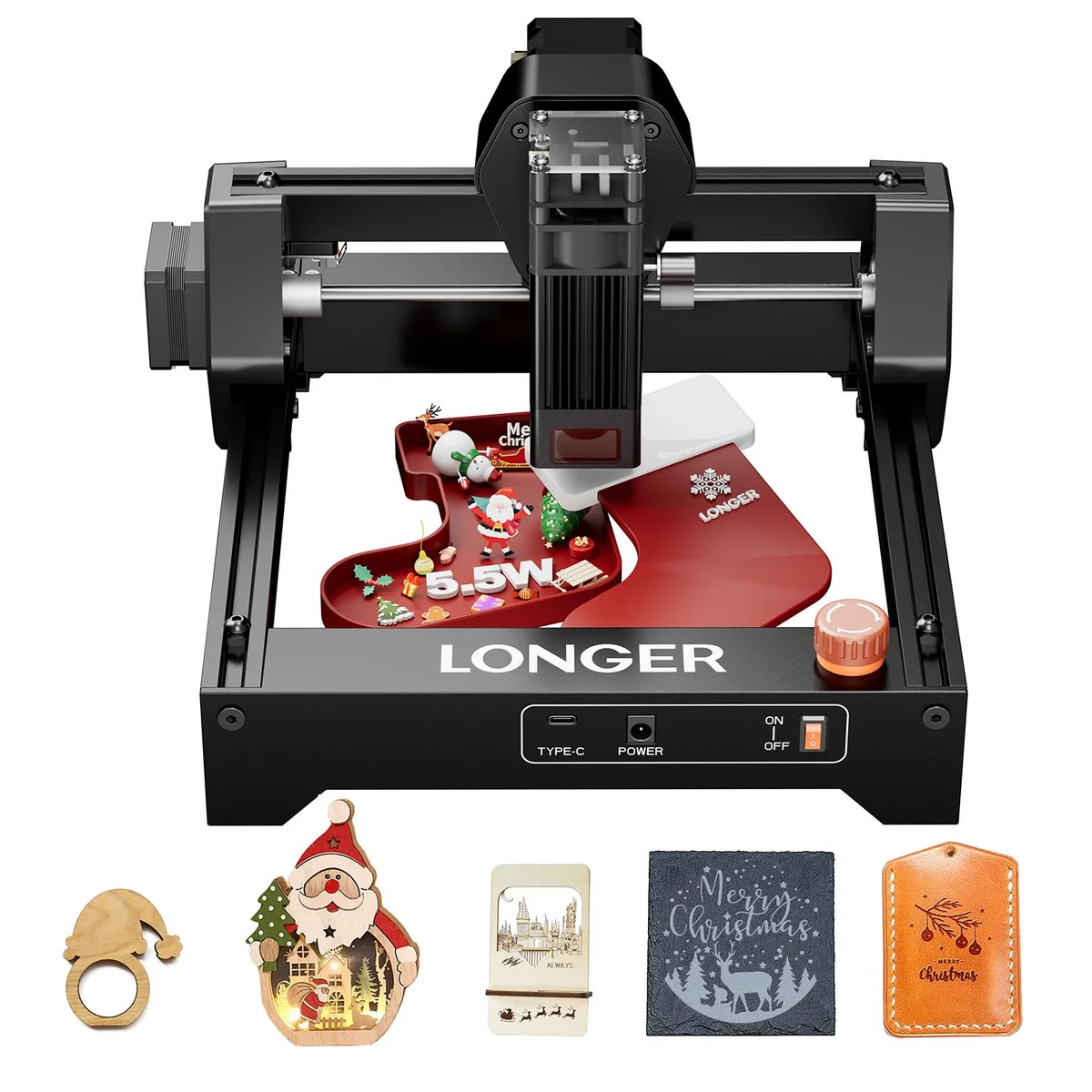 LONGER LONGER Ray5 mini 5.5W Laser Engraver 130×130mm — product photo