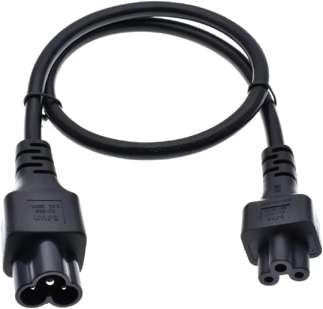 TeKit TeKit IEC C5 to C6 Power Adapter Cord 1.6ft 18AWG 10A 250V — product photo