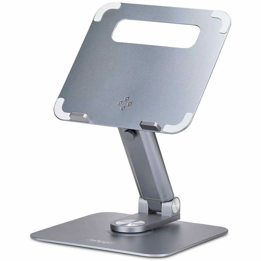 STARTECH STARTECH ATER-LAPTOP-RISER Telescopic Laptop Stand 360 Swivel 4.9in Height Silver Aluminum — product photo