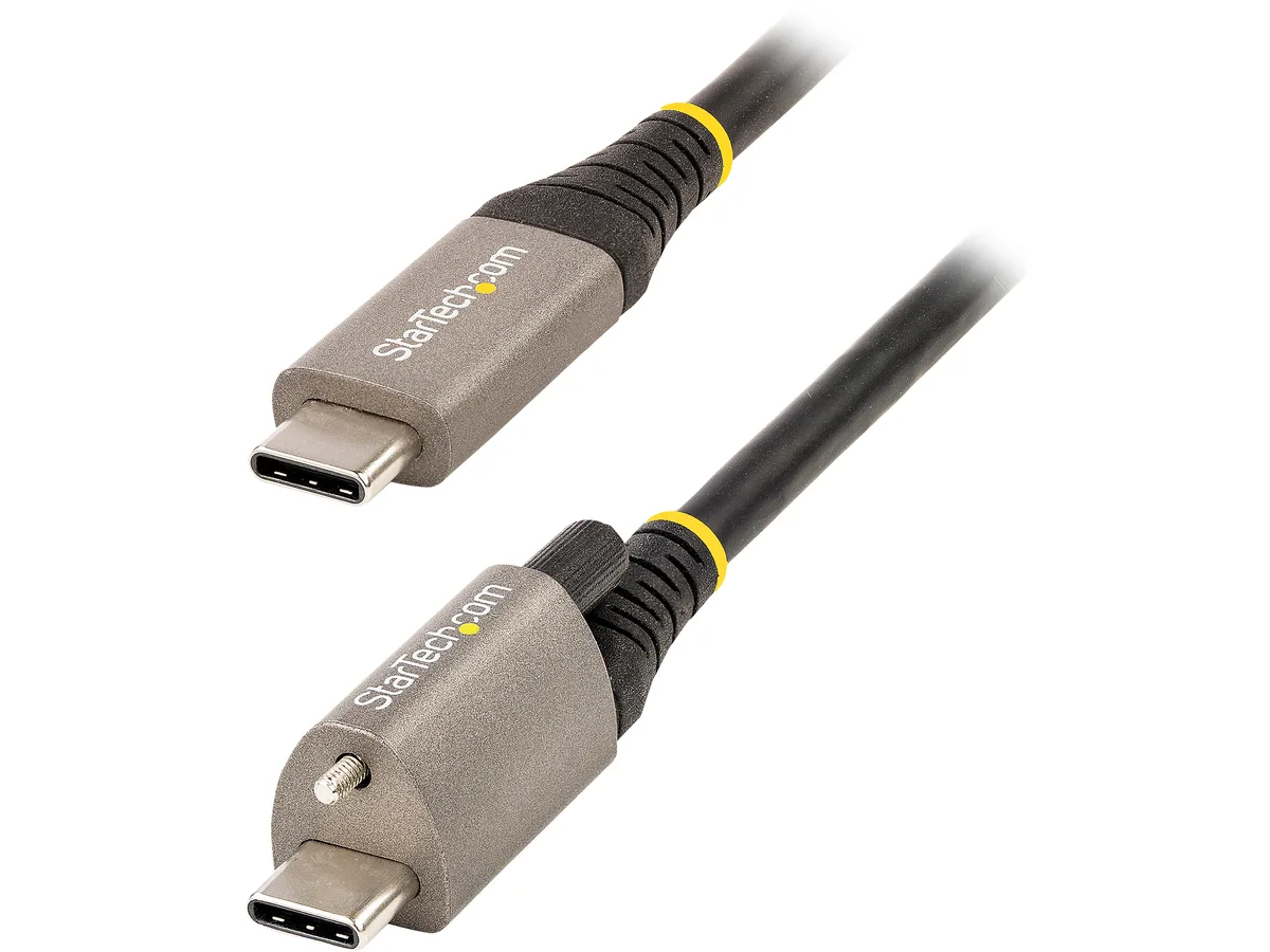 STARTECH STARTECH USB31CCTLKV50CM 50cm USB cable Thunderbolt 3 10Gbps 100W locking — תמונת המוצר