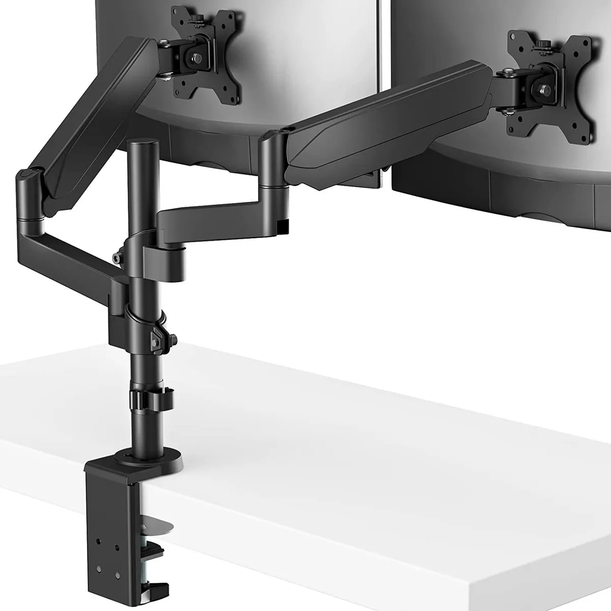 BFKK BFKK Dual Monitor Arm 32" 17.6 lbs Gas Spring Black — product photo