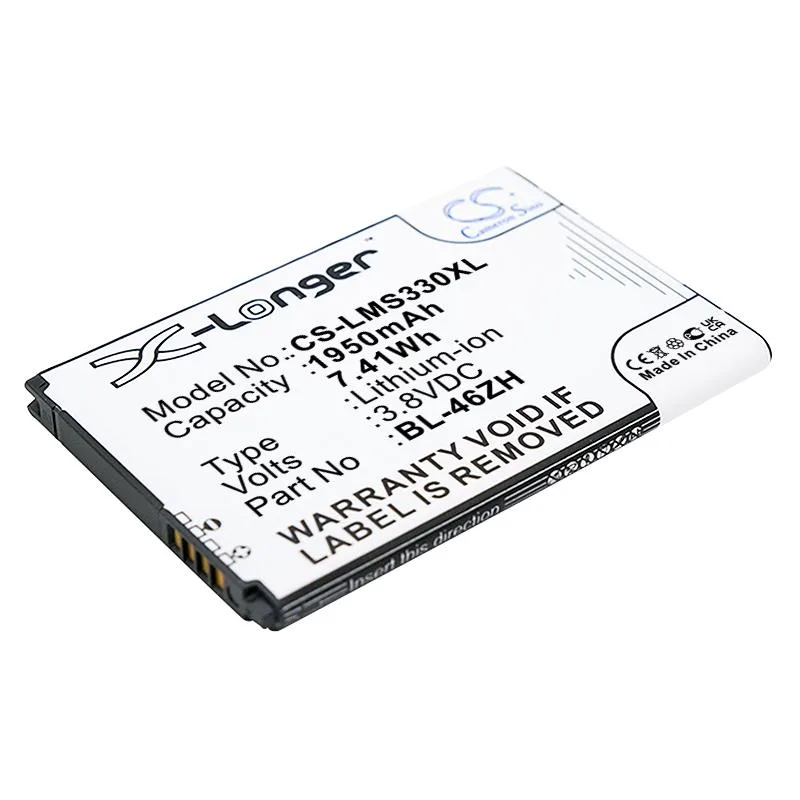 Cameron &amp; Co Cameron &amp; Co DS-CS-LMS330XL 1950mAh cell phone battery — product photo