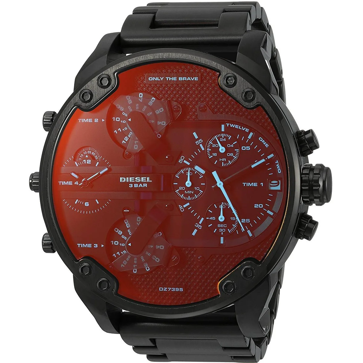 Diesel Diesel DZ7395 55mm Black Stainless Steel Watch — product photo