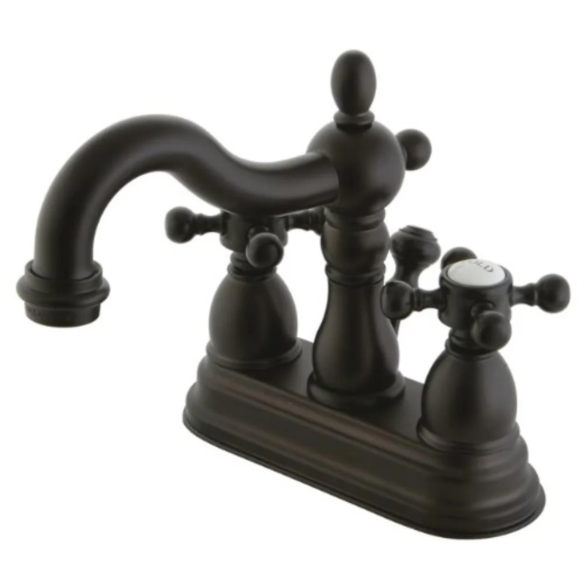 KINGSTON BRASS KINGSTON BRASS KB1605BX Heritage 4-inch Centerset Lavatory Faucet Oil Rubbed Bronze — product photo