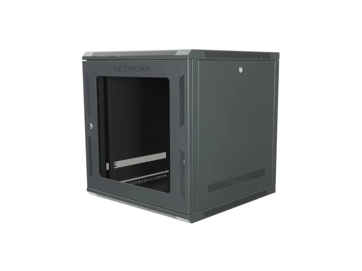 V2 Technologies V2 Technologies 12U Wall Mount Cabinet 24in Depth Acrylic Door Flat Packed 2 in 1 accessory — product photo