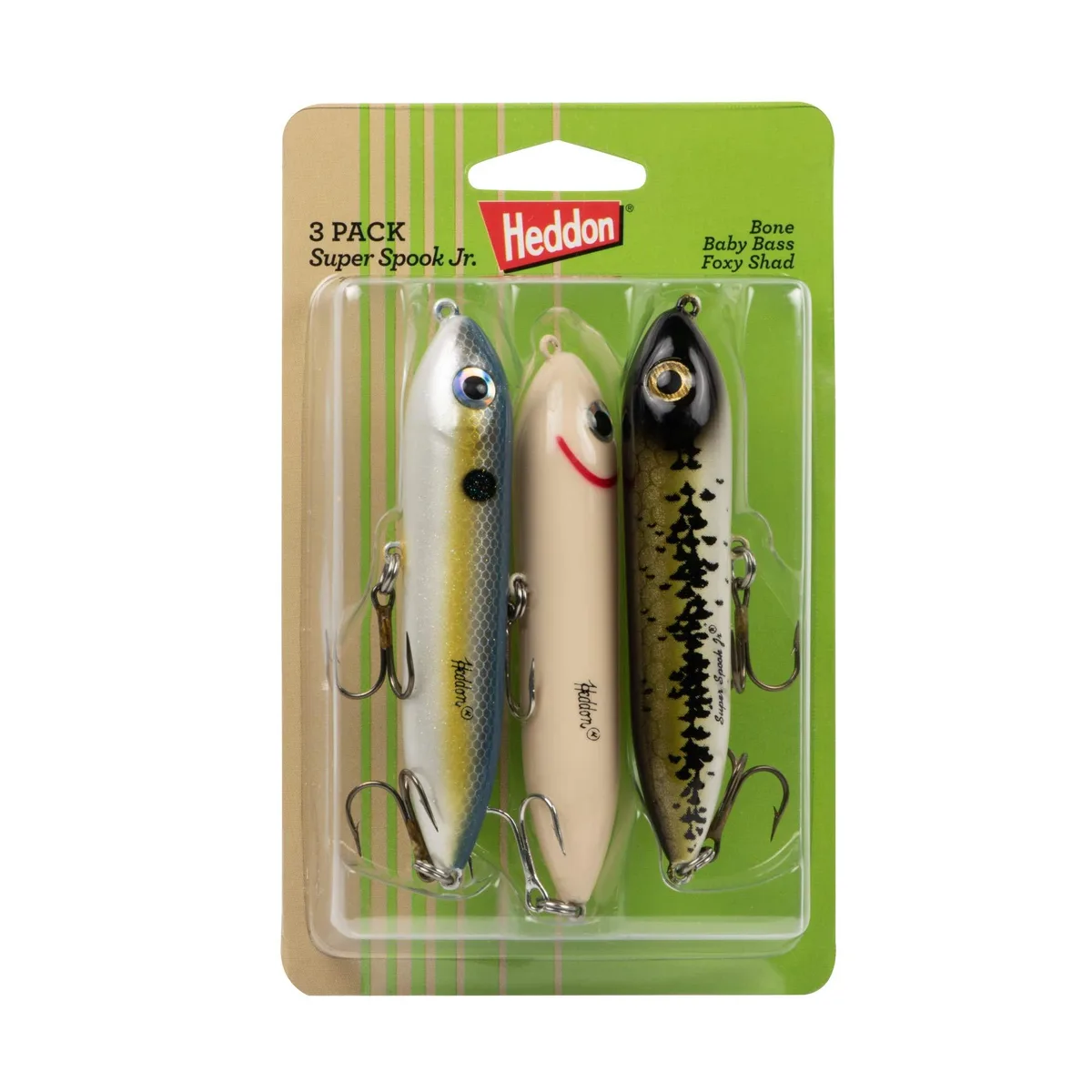 Heddon Super Spook Topwater Lure Multi 3-Pack — product photo