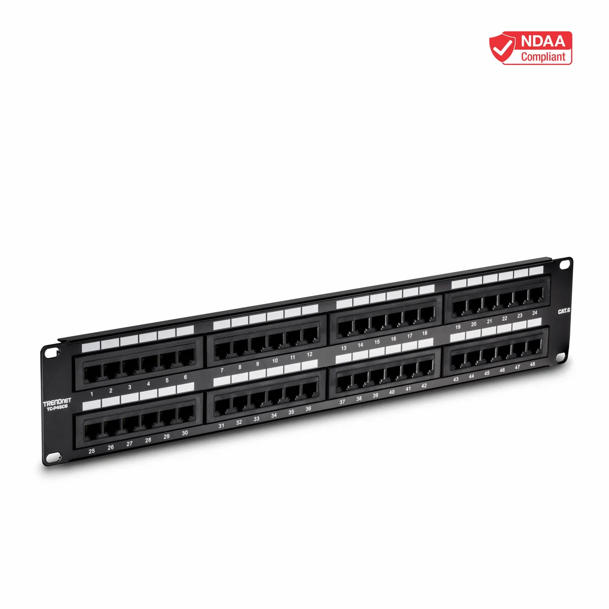 TRENDnet TRENDnet TC-P48C6 48-Port Cat6 Unshielded Patch Panel — product photo