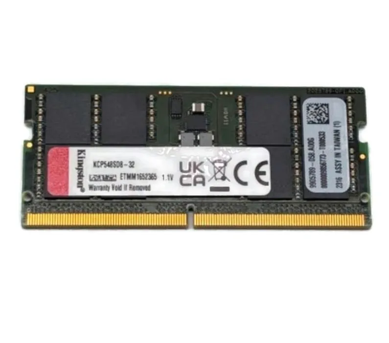 Kingston Technology Corp. Kingston Technology Corp. KCP548SD8-32 32GB DDR5 4800 laptop RAM — product photo
