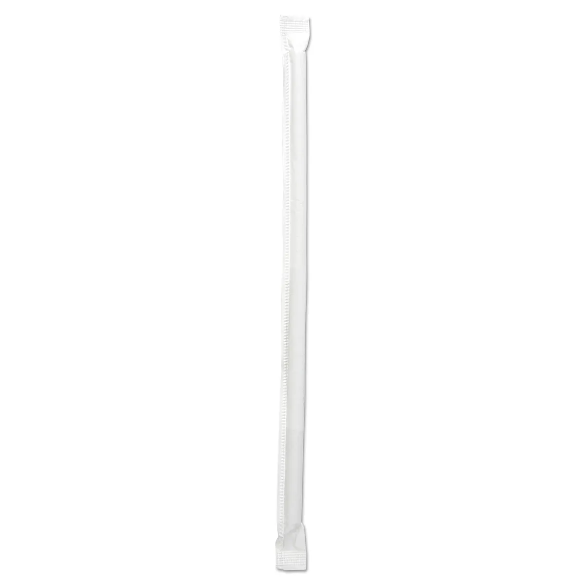 Boardwalk Boardwalk BWKJSTW775CLR Home Health Care Jumbo Straws 7 3/4" Clear 12000/Carton — product photo