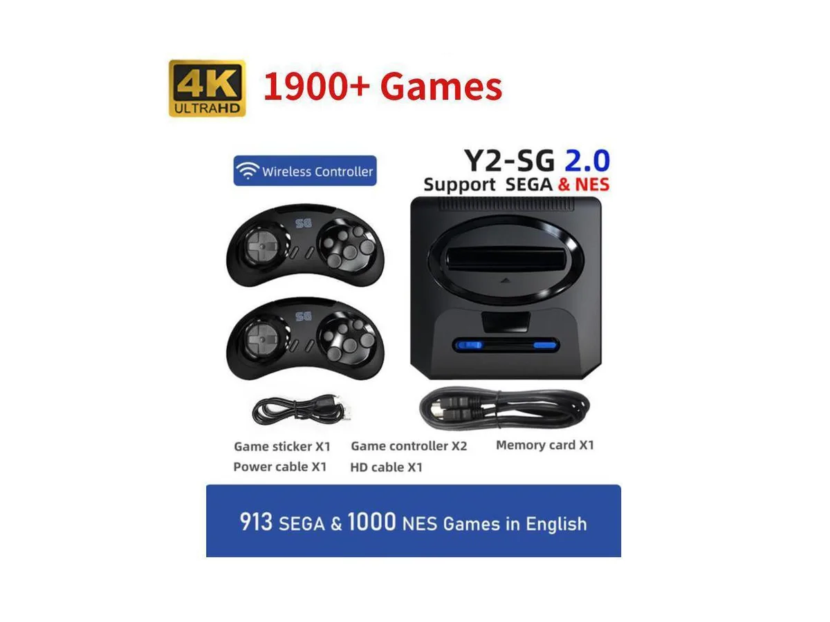BONAEVER BONAEVER 16-bit 2.4G Wireless Console Stick 1913 Games HDMI — product photo