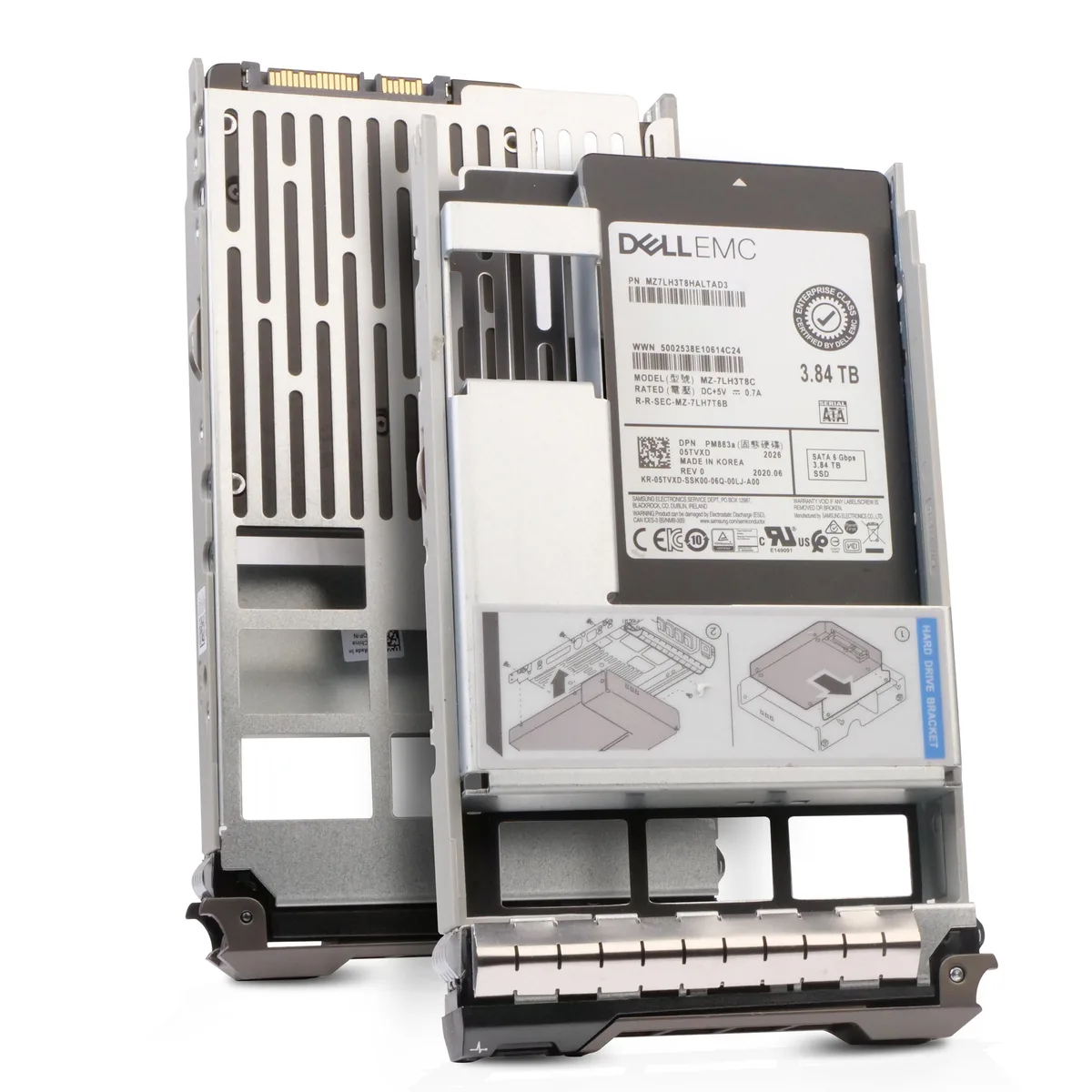 DELL DELL 05TVXD 3.84TB SATA 2.5in G13 Hybrid 3.5in enterprise SSD — product photo