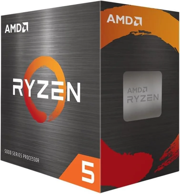 AMD AMD Ryzen 5 5600 desktop processor 4.4 GHz Wraith Stealth cooler — product photo