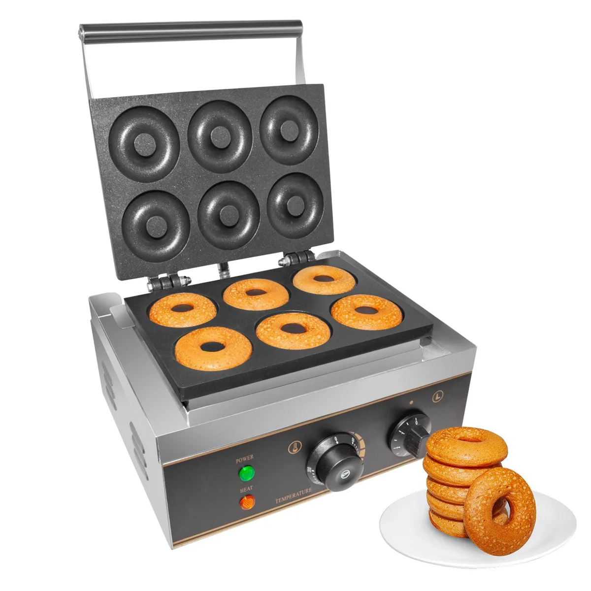 GorillaRock GorillaRock GR-D6 Donut Fryer 1550W 110V 6 Hole — product photo