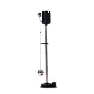 Tall cast-iron pedestal sump pump with vertical float switch and 55-inch overall height