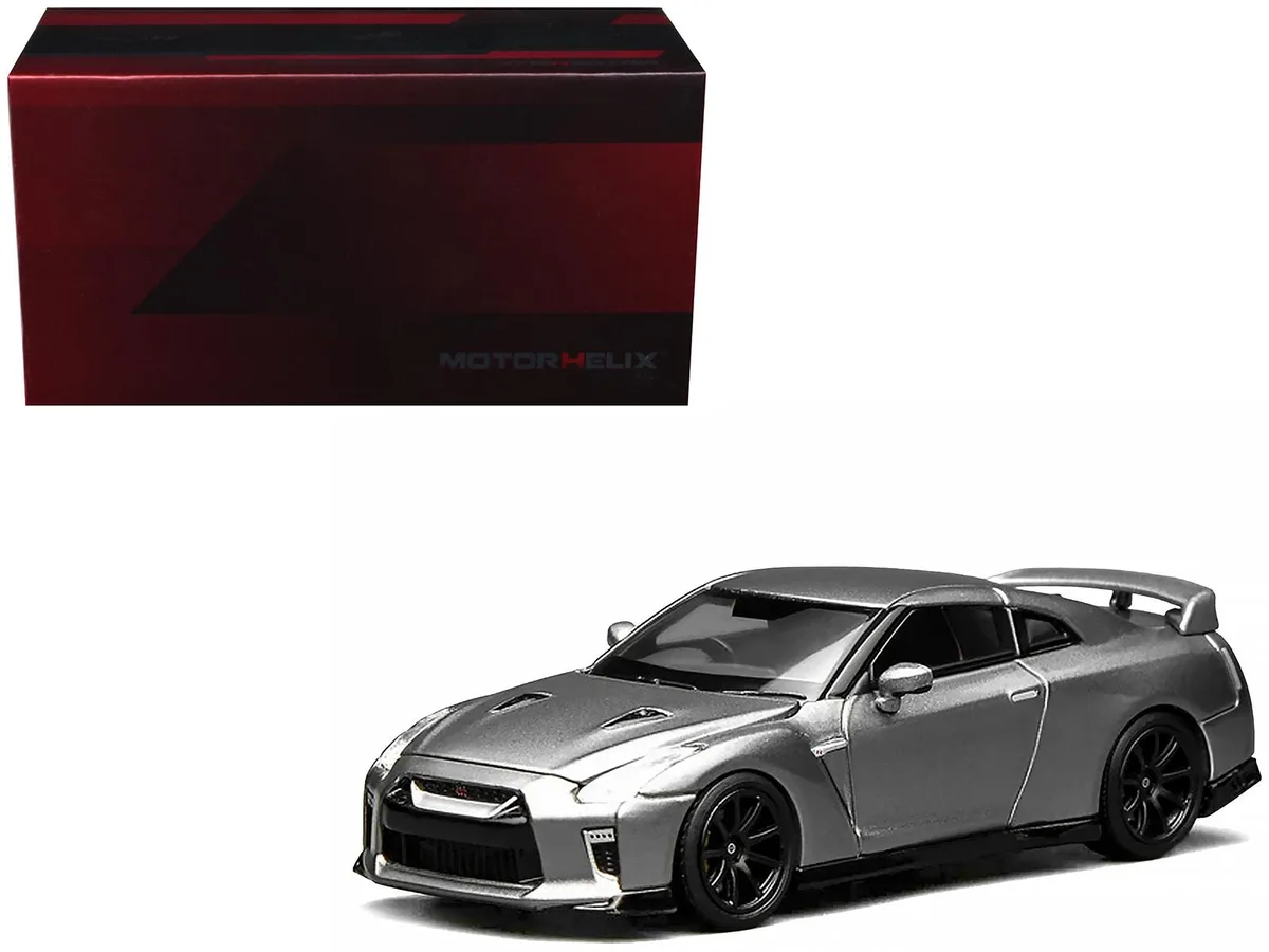 Ixo Models Ixo Models 2020 Nissan GT-R (R35) Track Edition NISMO RHD Dark Metal Gray 1/64 Diecast Car — product photo