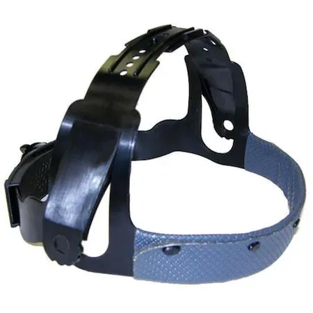 Medium browguard with clear polycarbonate visor, wrap-around design