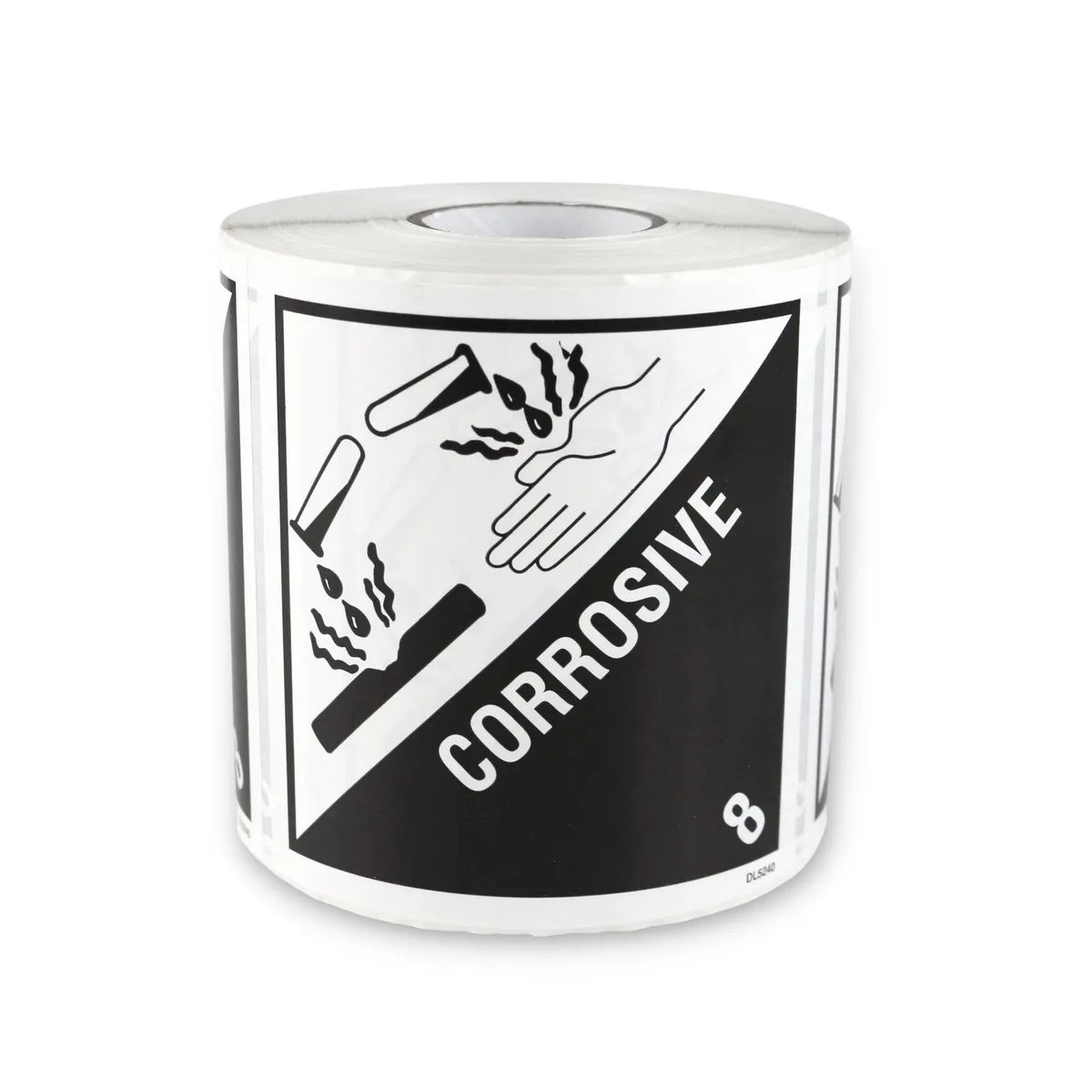 FindTape FindTape Regulated DOT Shipping Labels CORROSIVE 500 labels DL5240 — product photo