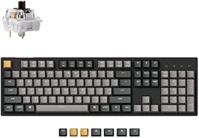 TAURKENAM TAURKENAM C2 Pro Wired Mechanical Gaming Keyboard Full-Size QMK VIA Hot-Swappable Brown Switch PBT RGB 1000Hz — product photo