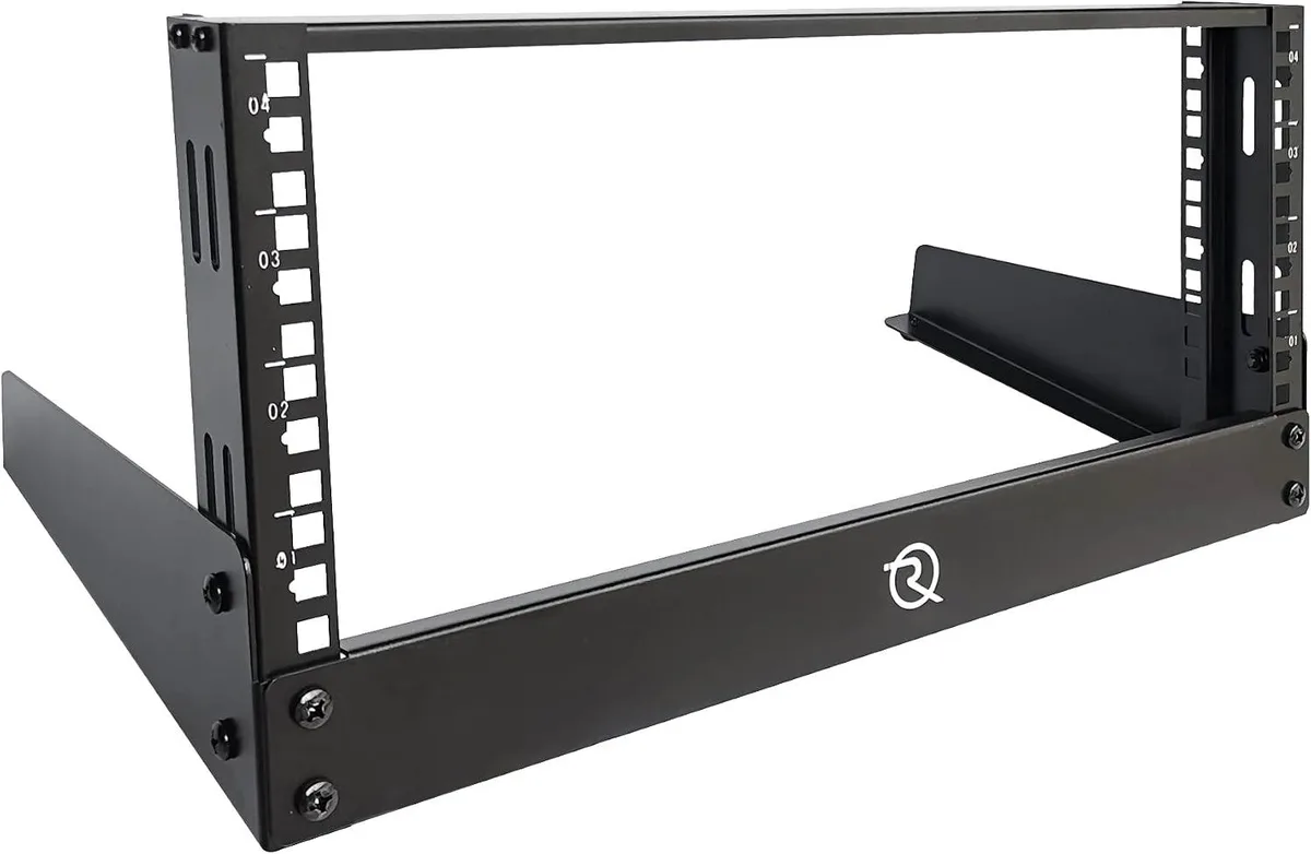 TAURKENAM TAURKENAM 4U 19 Inch 2 Post Open Frame Server Rack with Reinforced Beam — product photo