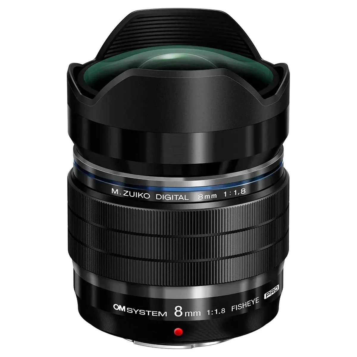 Olympus America Inc. Olympus America Inc. M.Zuiko Digital ED 8mm f/1.8 Fisheye Pro Lens for Micro Four Thirds, Black — product photo