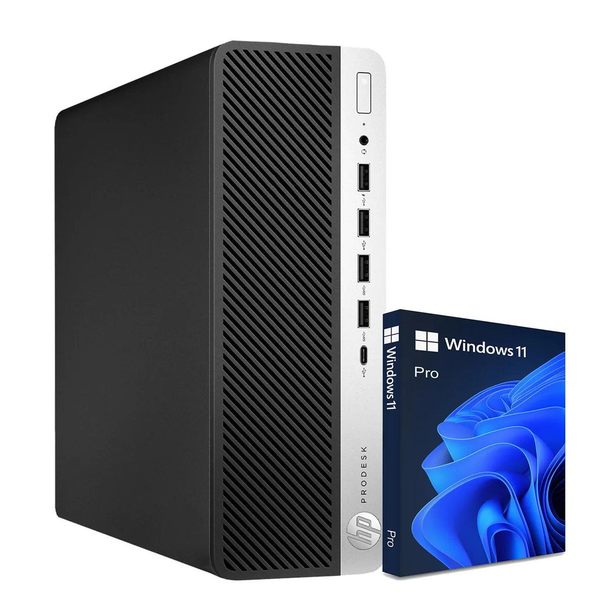 HP HP ProDesk 600 G5 SFF i5-9500 32GB DDR4 1TB NVMe Windows 11 Pro desktop PC — product photo