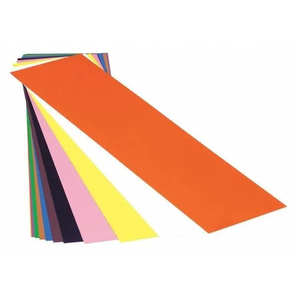 White vinyl shim stock sheet 5 by 20 inches .025 thick