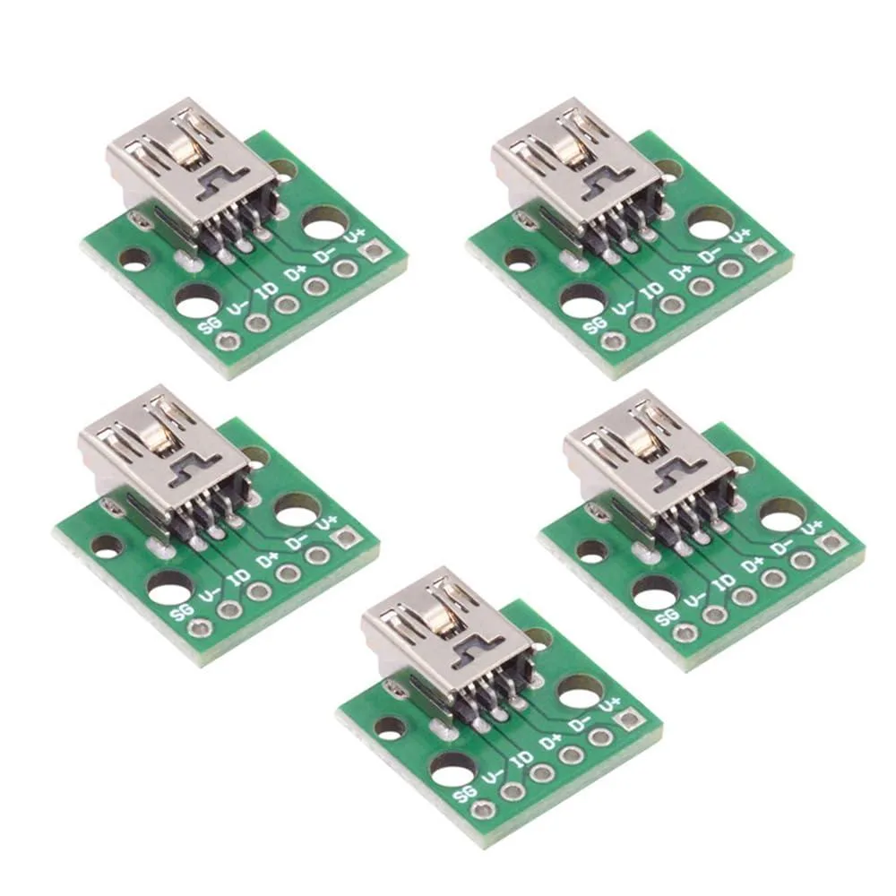 LORDWORLD LORDWORLD USB 2.0 Mini-B Female PCB Socket 5pcs 480Mbps — product photo