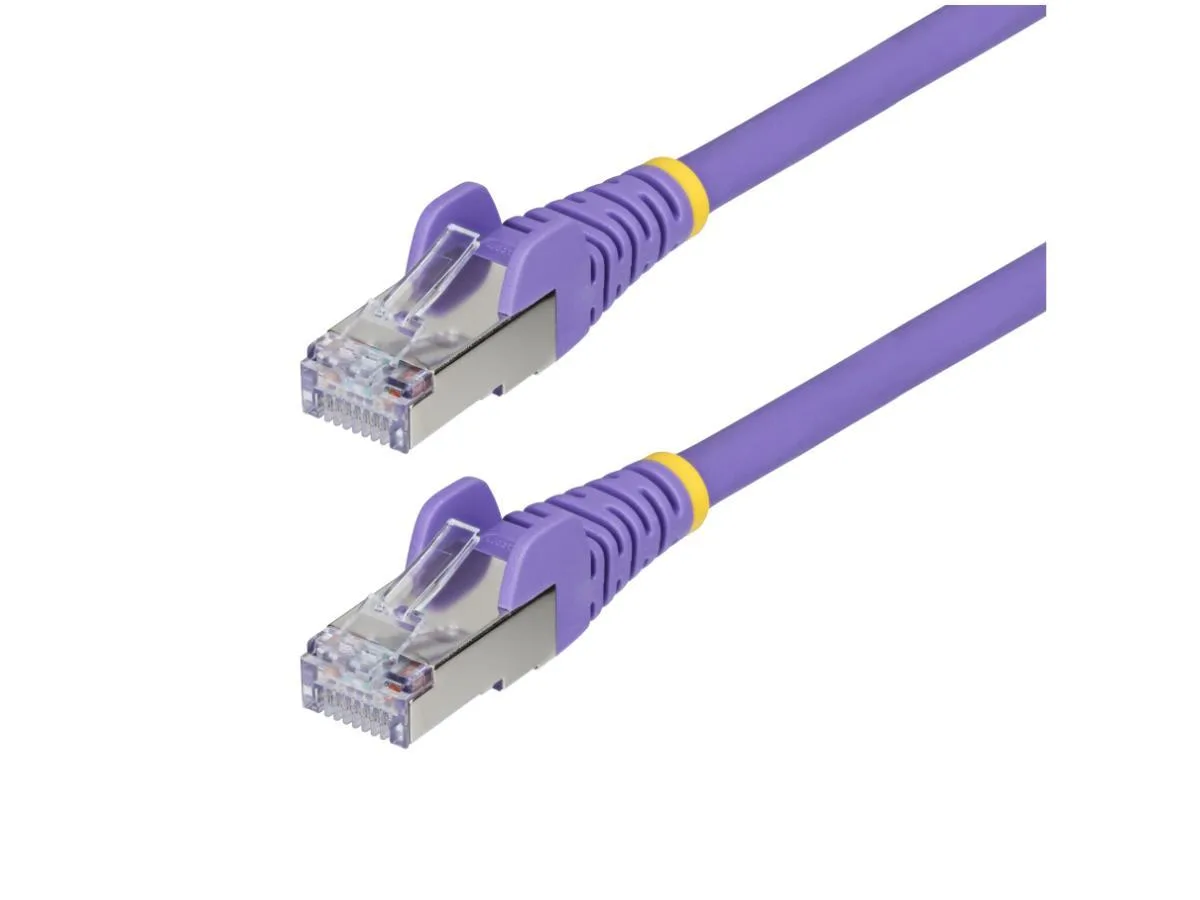 STARTECH STARTECH NLPL-10F-CAT6A-PATCH 10ft Purple Cat6a S/FTP Cable — product photo