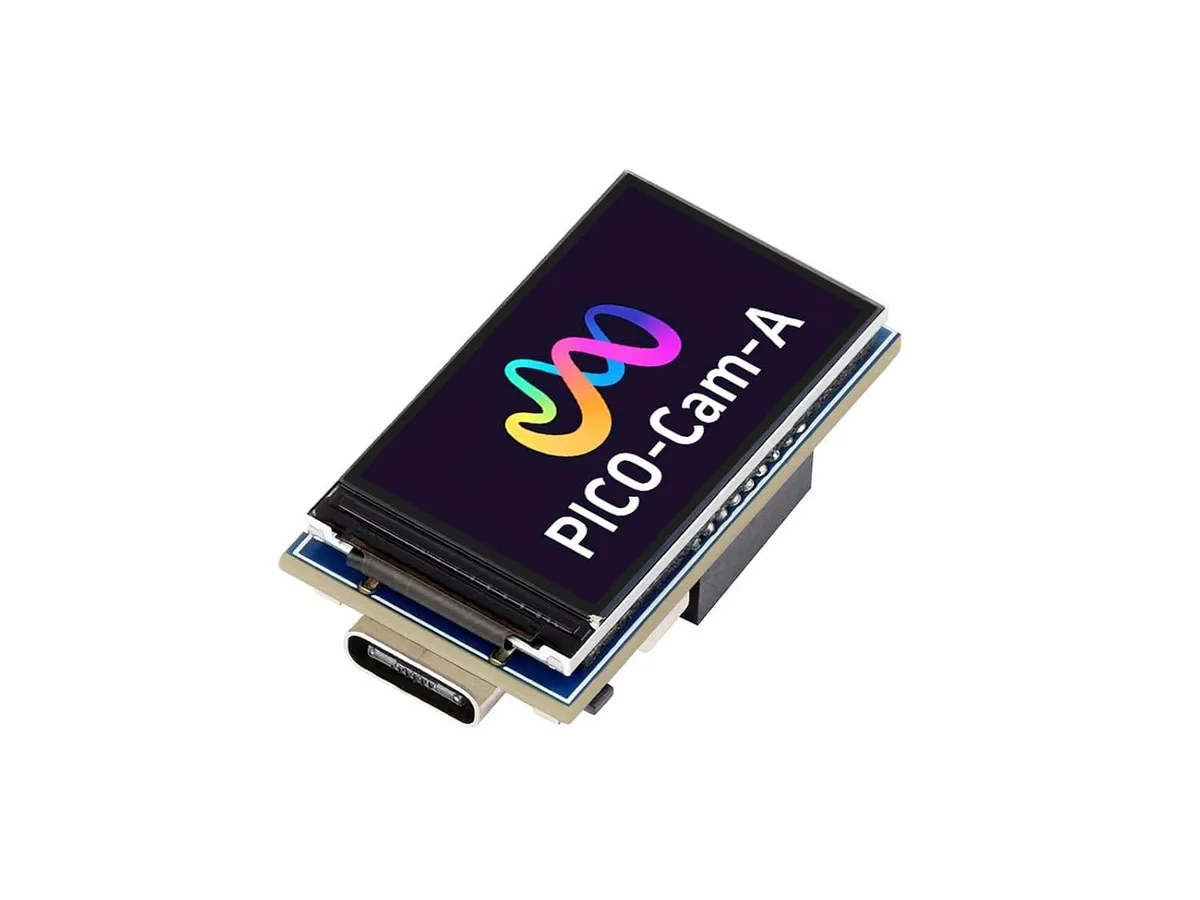 LORDWORLD LORDWORLD RP2040 Camera Development Board HM01B0 1.14inch IPS 18 GPIO — product photo
