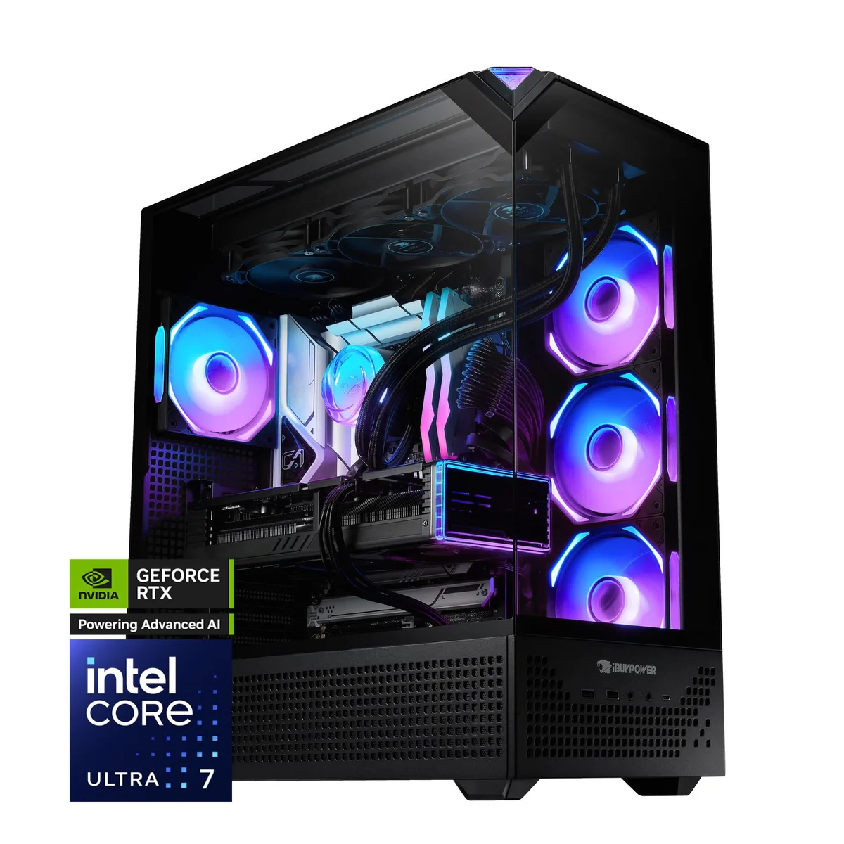 iBUYPOWER iBUYPOWER EPBI7N57T01 Gaming PC Ultra 7 265KF RTX 5070 Ti 32GB DDR5 2TB NVMe — product photo