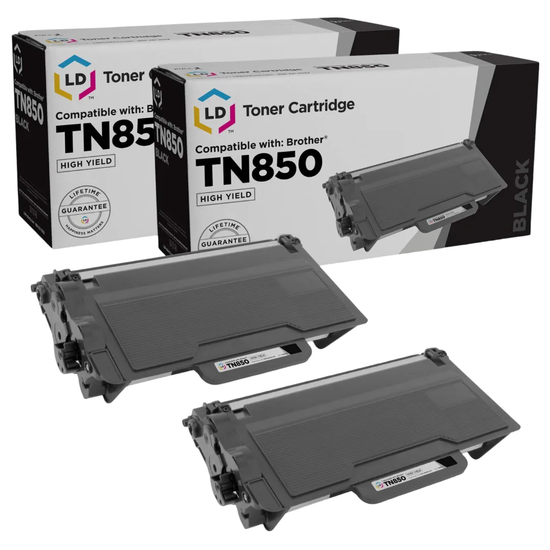 LD Products LD Products Compatible Toner Cartridge Replacement for Brother TN850 High Yield Black 2-Pack — product photo