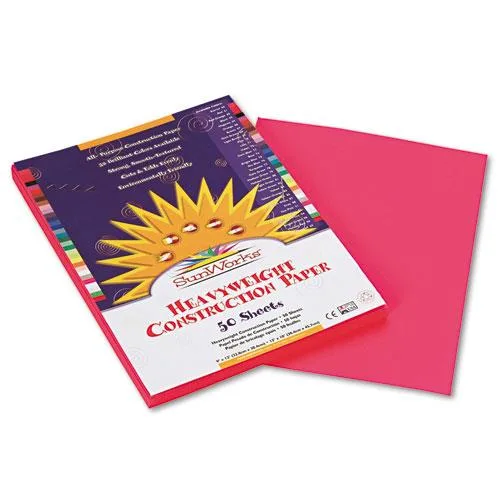 SunWorks SunWorks 9203 Construction Paper White 9 x 12 58 lbs 50 Sheets — product photo
