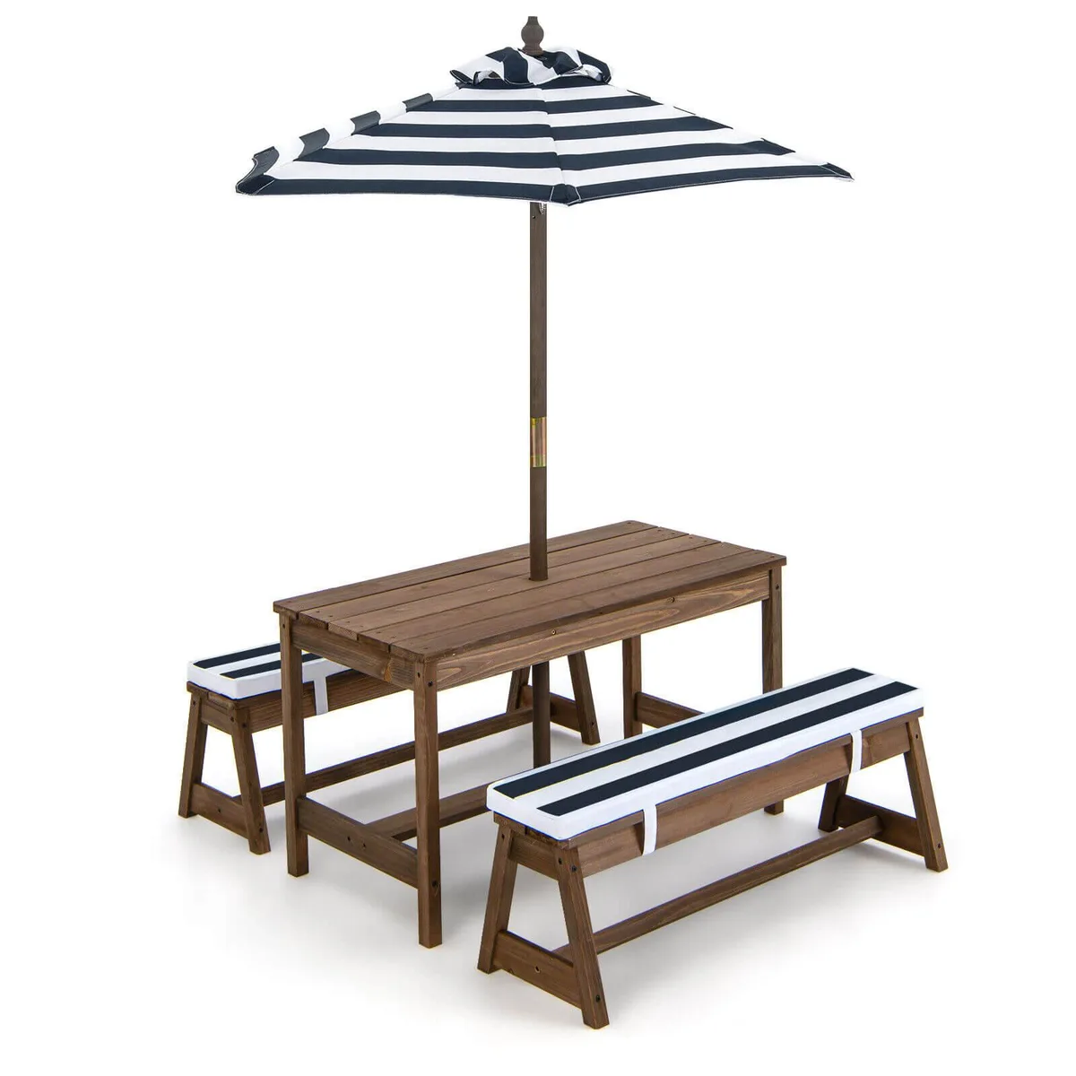 SlickBlue SlickBlue Kids Picnic Table Set with Cushions &amp; Adjustable Umbrella — product photo