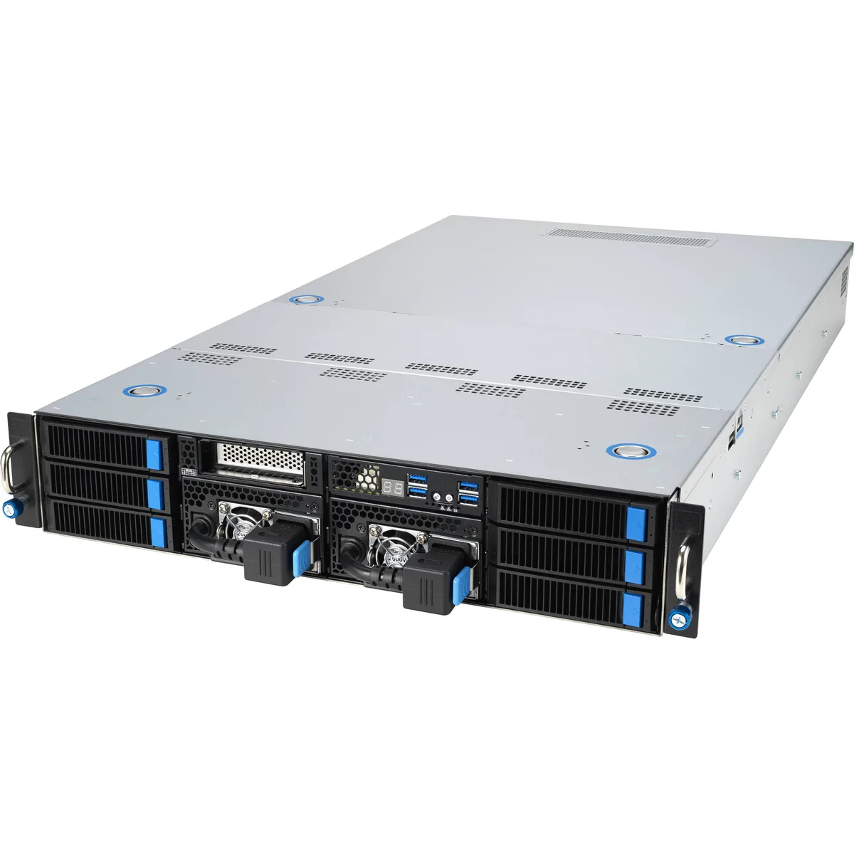 ASUS ASUS ESC4000A-E12-26WGP 2U barebone server 12 DDR5 slots 2600W redundant — product photo