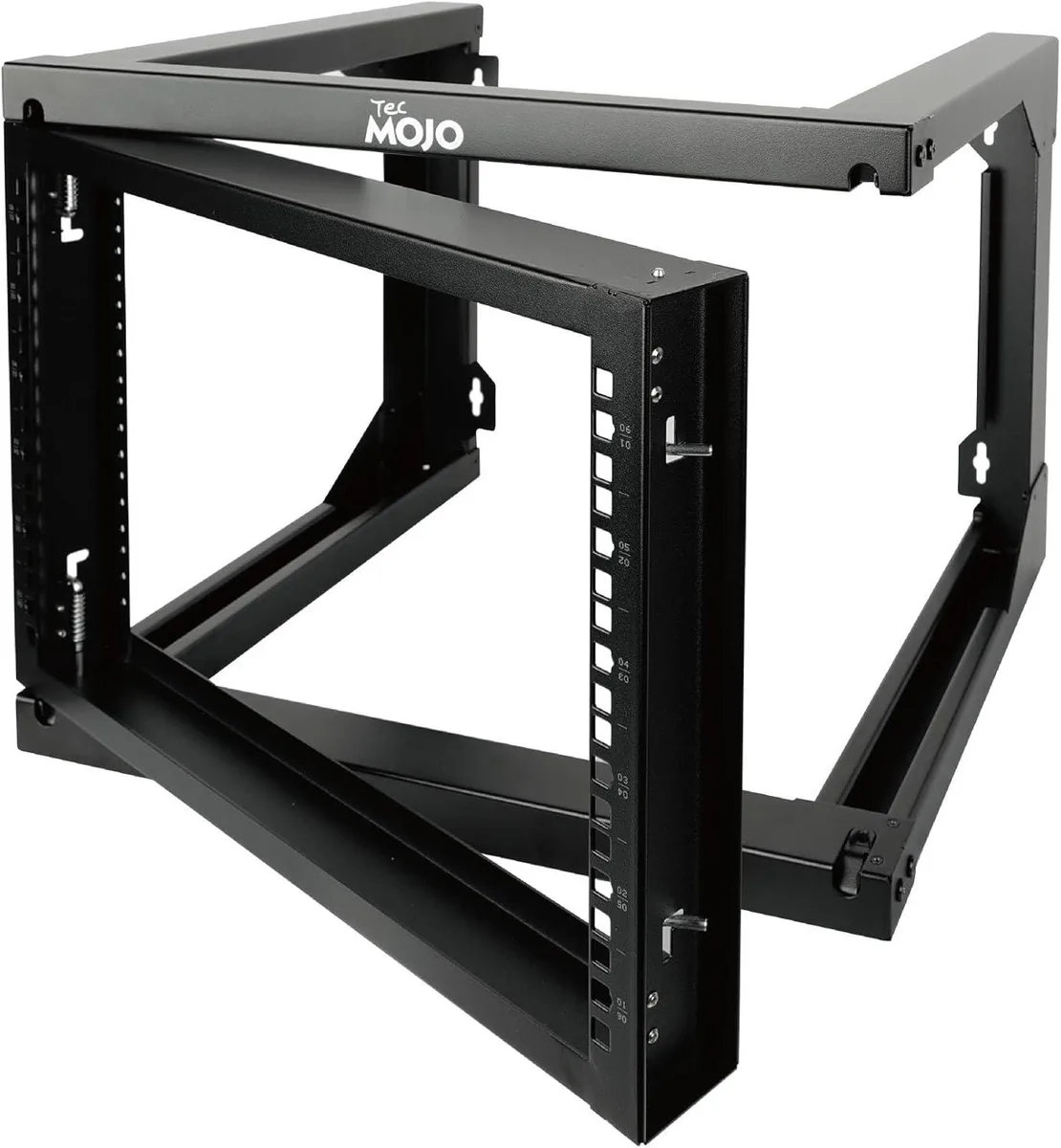 PISKEKAT PISKEKAT 6U Wall Mount Server Rack 18in Depth 16in Mounting Holes Swing Gate Square Tapped Holes — product photo