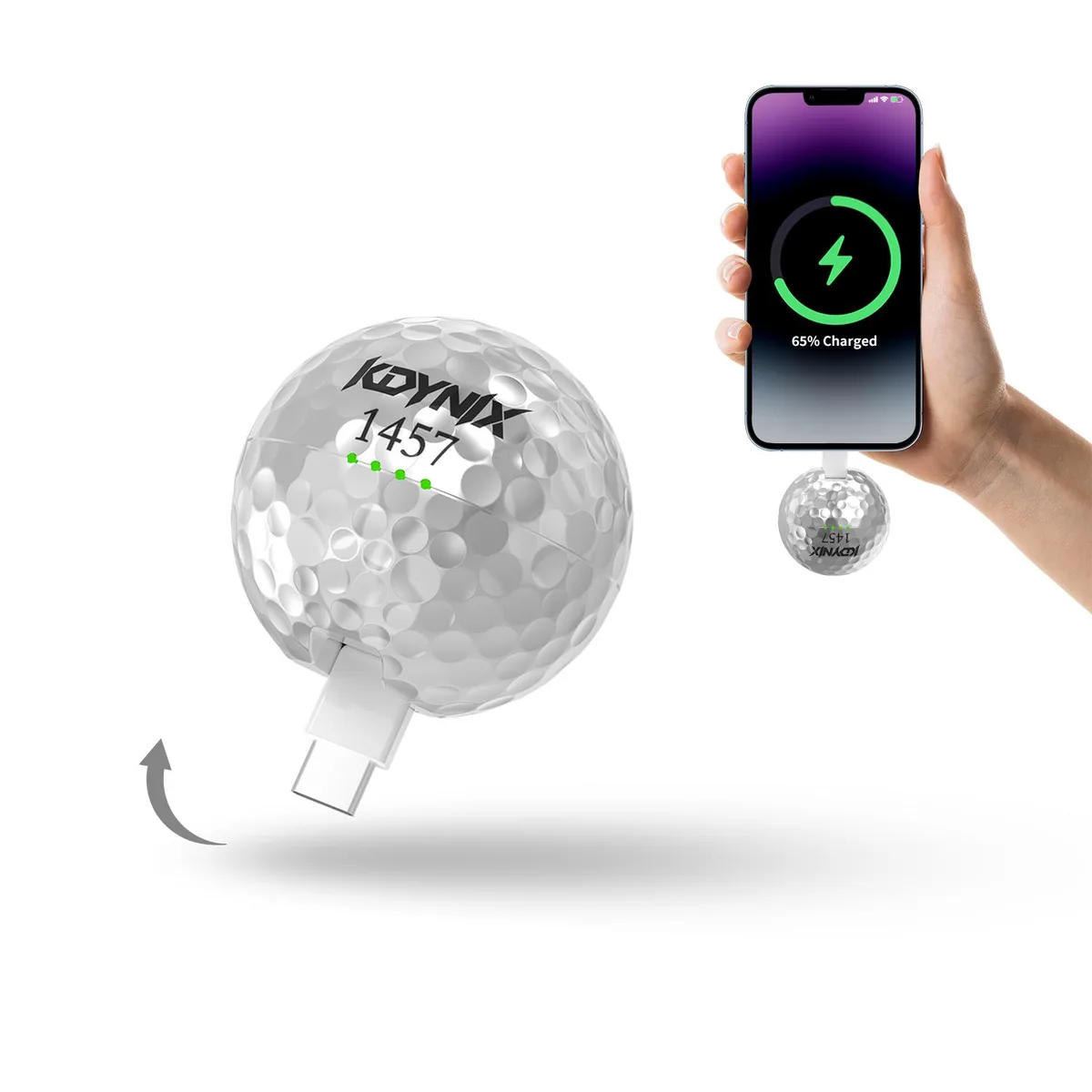 KDYNIX KDYNIX KD25G3 power bank 2000mAh 3.7V silver — product photo