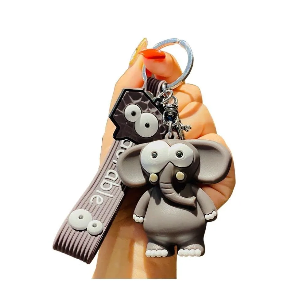  Viator Gear Elephant Keyholder Stainless Steel Zinc Clip 10.5cm Black — product photo
