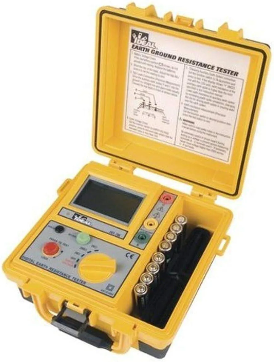 WUQ WUQ 61-796 Earth Ground Resistance Tester 3-Pole with Case — product photo