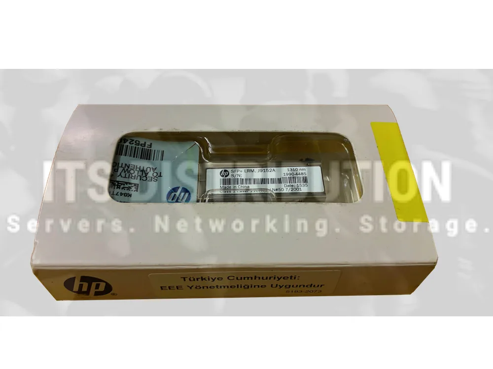 Small rectangular transceiver module with LC connector, silver metal finish