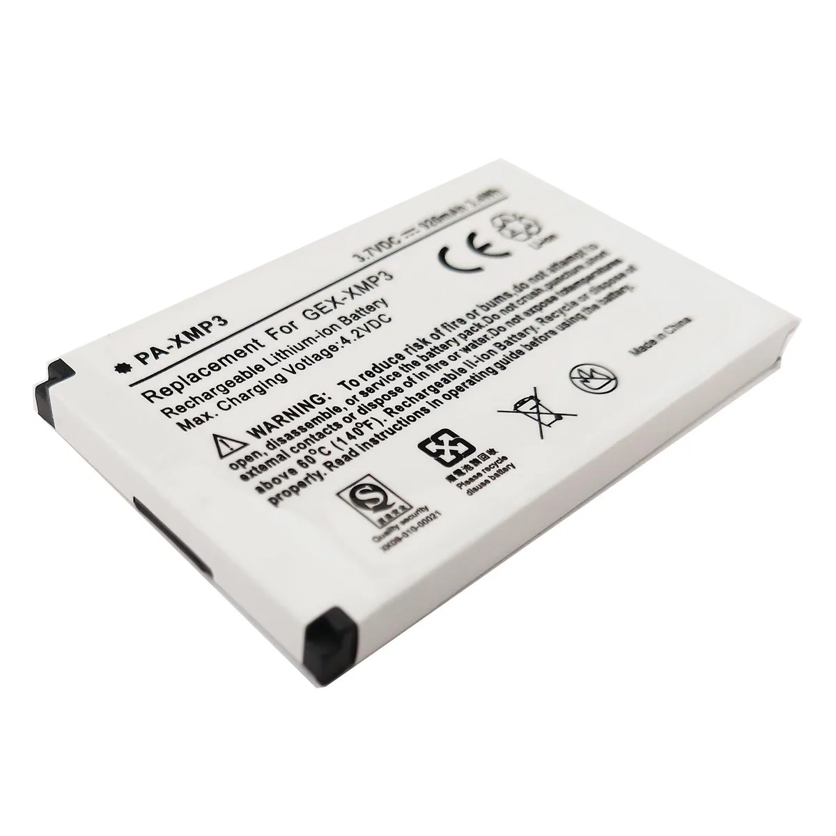 Centenex Electronics Centenex Electronics BAPIONEERGEX-XMP3 920mAh 3.7V Li-ion Battery — product photo