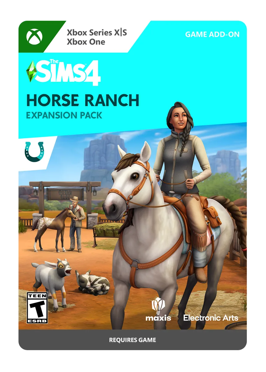 Electronic Arts Electronic Arts 7D4-00684 The Sims 4 Horse Ranch Expansion Pack downloadable game — product photo