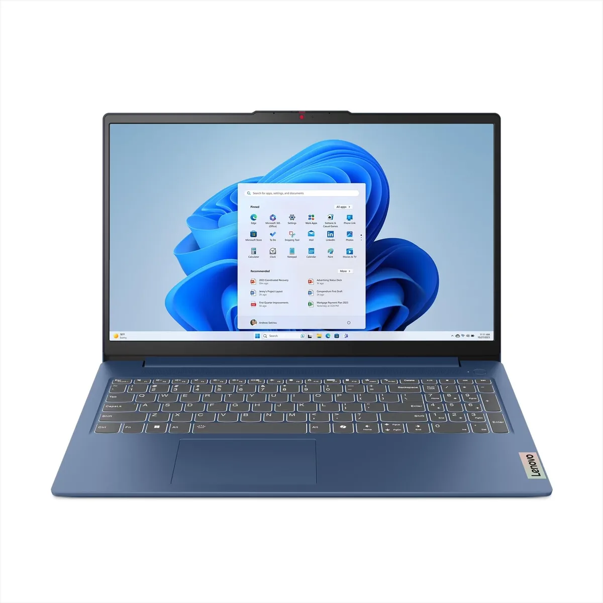 Lenovo Lenovo IdeaPad Slim 3i laptop 15.6" FHD Core i3-N305 8GB 256GB Abyss Blue — product photo