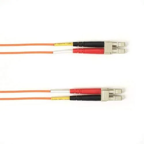 Black Box Corporation Black Box FOCMPM4-015M-LCLC-OR 15 m OM4 duplex plenum fibre optic cable — product photo