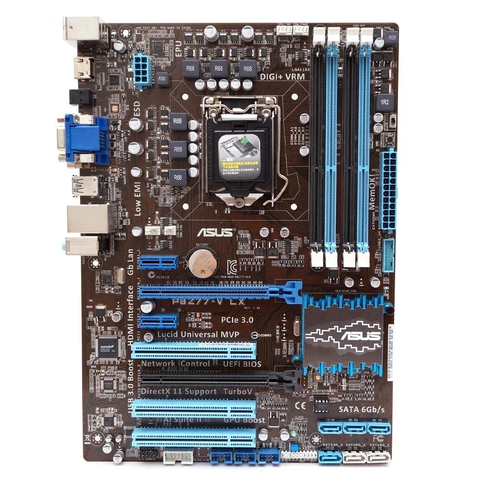 ASUS ASUS P8Z77-V LX Intel Z77 DDR3 32GB ATX Motherboard — product photo