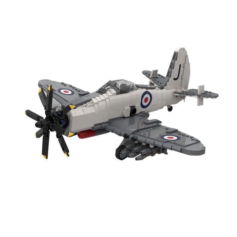 ZITIANYOUBUILD ZITIANYOUBUILD MOC-172600 1/35 Wyvern S.4 Military Attack Plane Blocks 1176PCS — product photo
