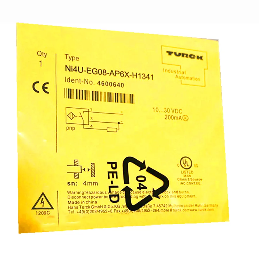 Turck Turck Ni4U-EG08-AP6X-V1131 inductive sensor PNP — product photo